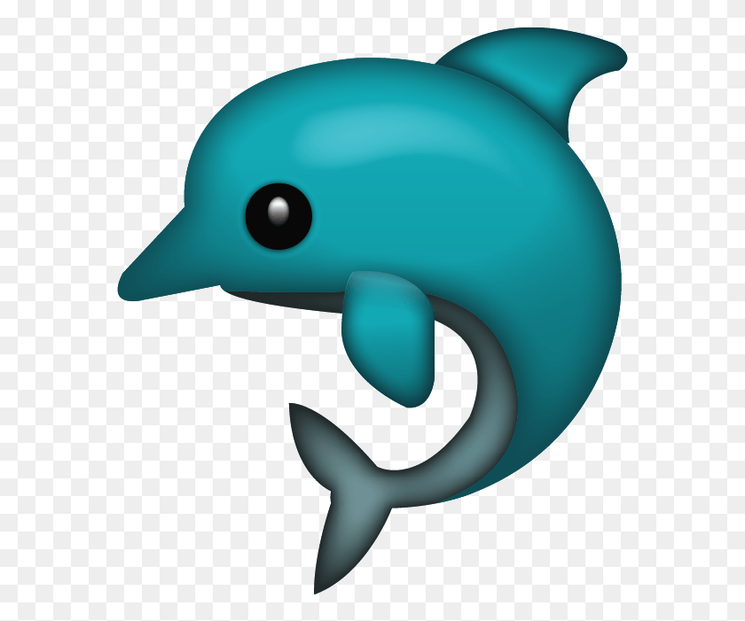 577x641 Dolphin Emoji Icon Emoji Island Dolphin Emoji, Animal, Mammal, Sea Life HD PNG Download