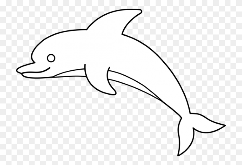 728x514 Dolphins Clipart Simple Dolphin Clipart Black Background, Sea Life, Animal, Mammal HD PNG Download