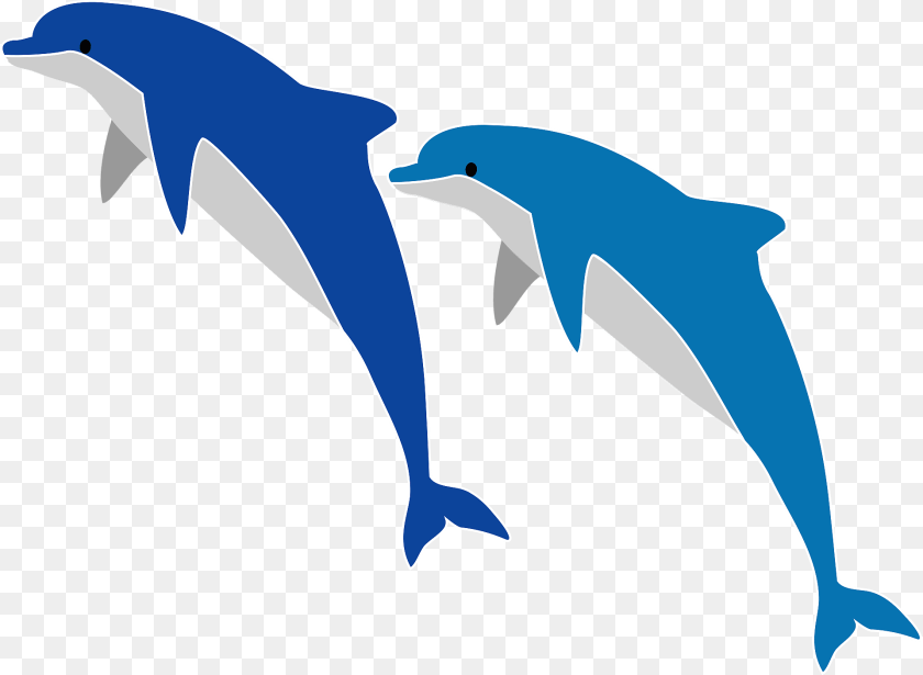 1920x1405 Dolphins Jumping Clipart, Animal, Dolphin, Mammal, Sea Life Sticker PNG