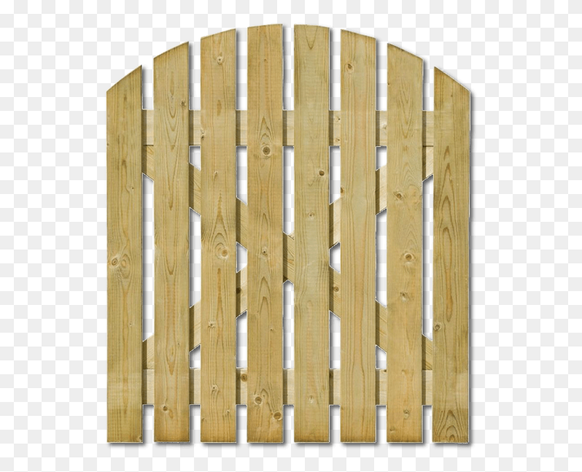 542x621 Domed Wooden Path Gate Wooden Garden Gate, Picket, Fence, Wood HD PNG Download
