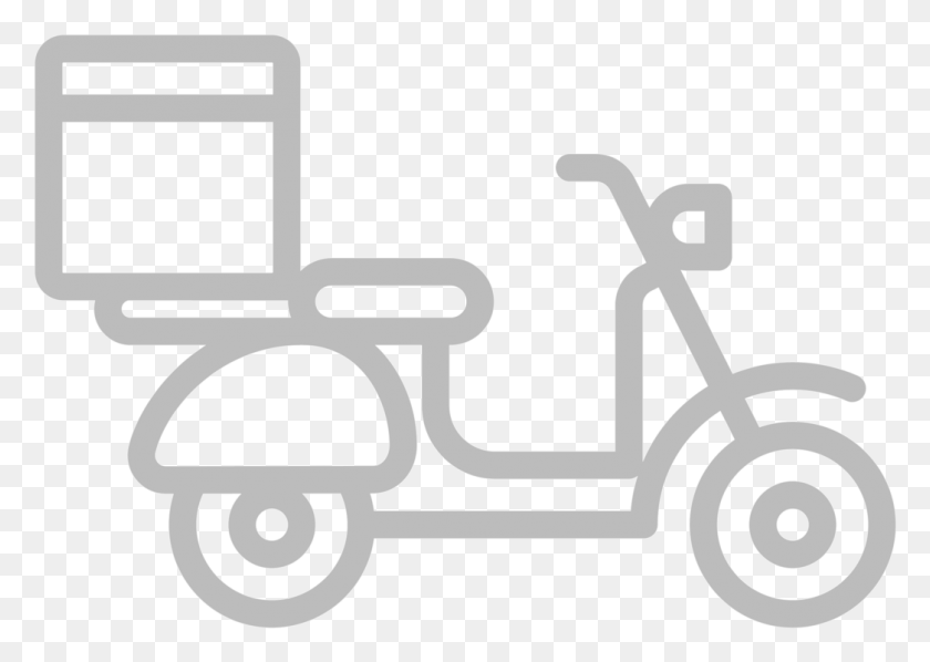 1045x721 Значок Доставки Мотоциклов Domicilios De Comida, Транспорт, Автомобиль, Тандемный Велосипед Hd Png Скачать
