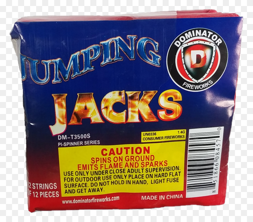 1407x1228 Dominator Jumping Jacks 12 Packs Of Packaging And Labeling, Text, Food, Plant HD PNG Download