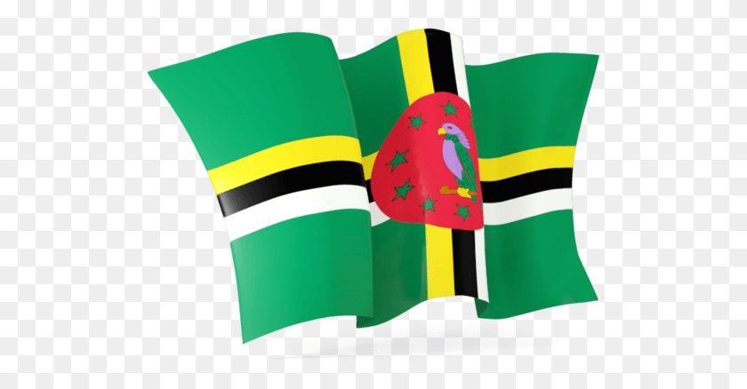 511x378 Bandera De Dominica Ondeando, Texto, Símbolo, Papel Hd Png