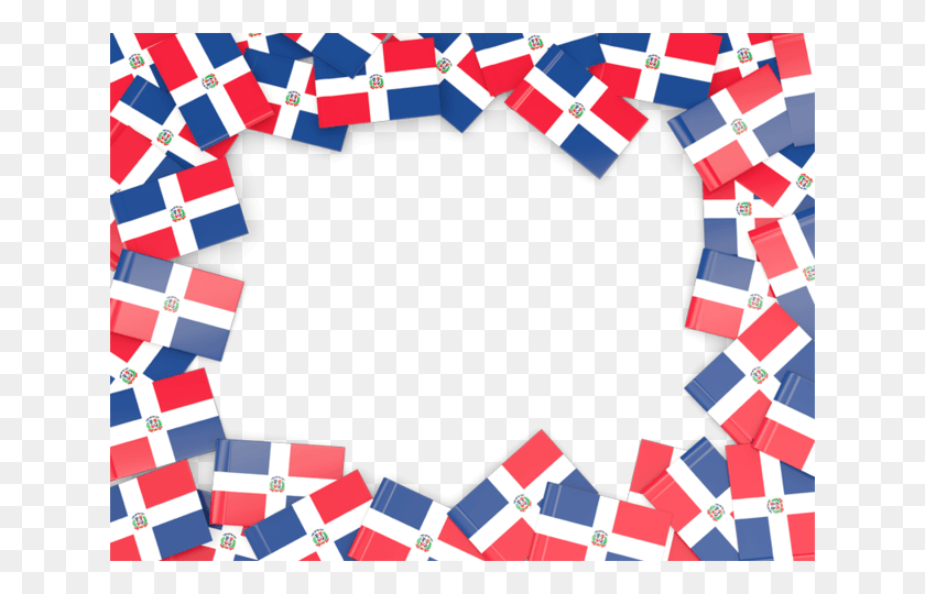 640x480 Флаг Доминиканской Республики, Рамка С Датским Флагом, Графика, Бумага Hd Png Скачать