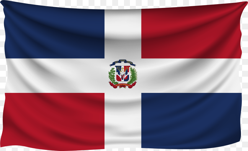 Dominican Republic Flag Clipart PNG