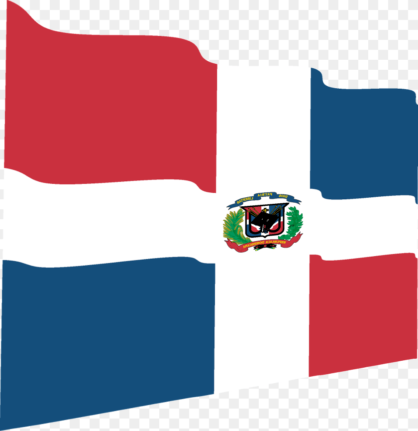 1865x1920 Dominican Republic Wavy Flag Clipart PNG