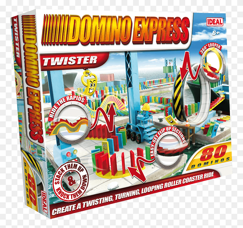 771x729 Domino Express Twister Box Domino Express Set, Arcade Game Machine, Game, Gambling HD PNG Download