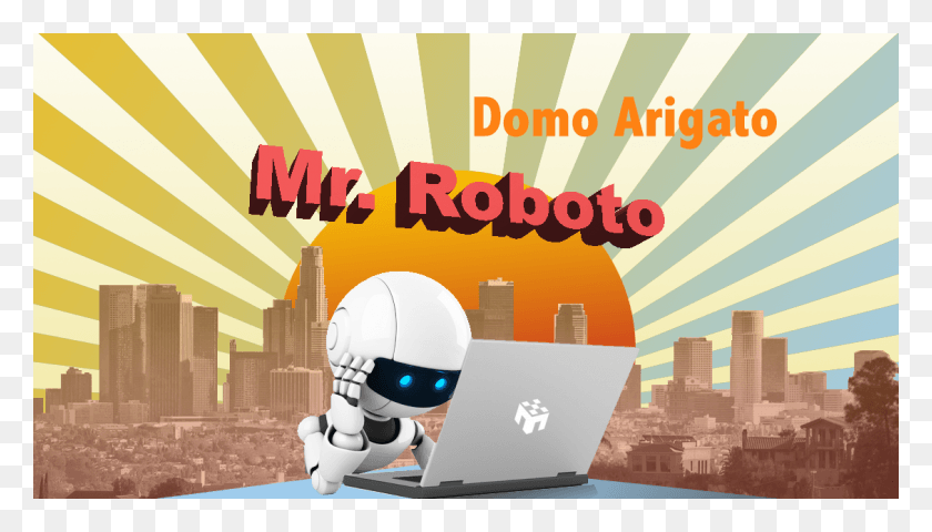 1128x608 Descargar Png / Domo Arigato Mr Roboto Los Angeles, Poster, Publicidad, Flyer Hd Png