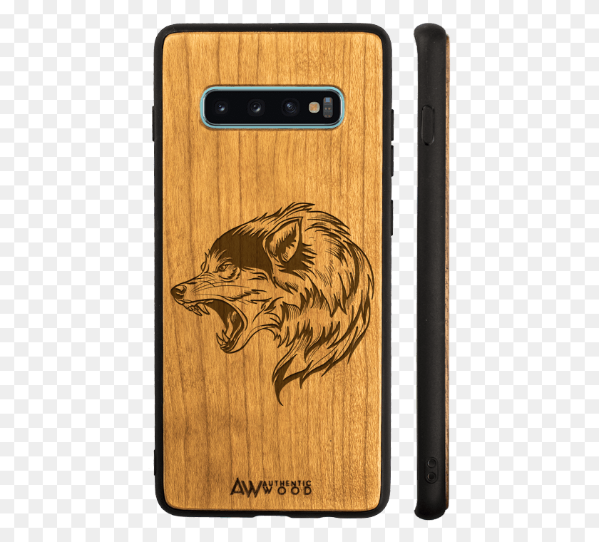 425x700 Domovdreven Obalysamsungs10 Dreven Obal Angry Wolf, Wood, Mobile Phone, Phone HD PNG Download