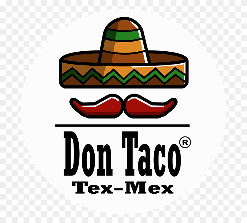 700x700 Don Taco Tex Mex 44mexicana 0 10 Min Km, Clothing, Apparel, Sombrero HD PNG Download