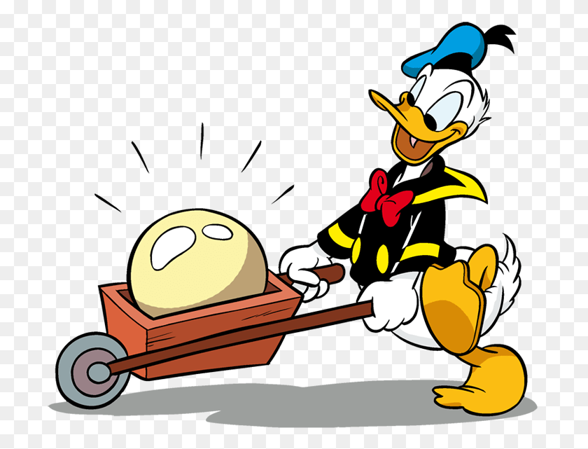 705x581 Donald Duck, Toy, Seesaw, Lawn Mower HD PNG Download
