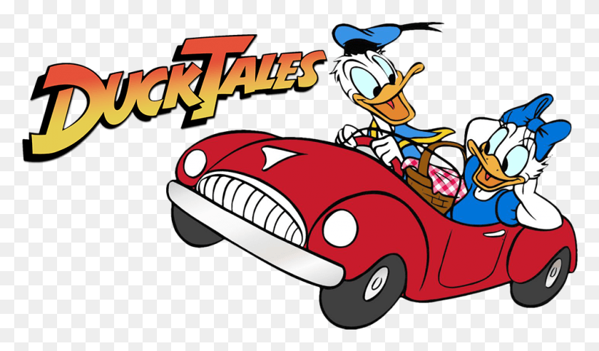 987x547 Donald Duck Car, Label, Text, Vehicle HD PNG Download