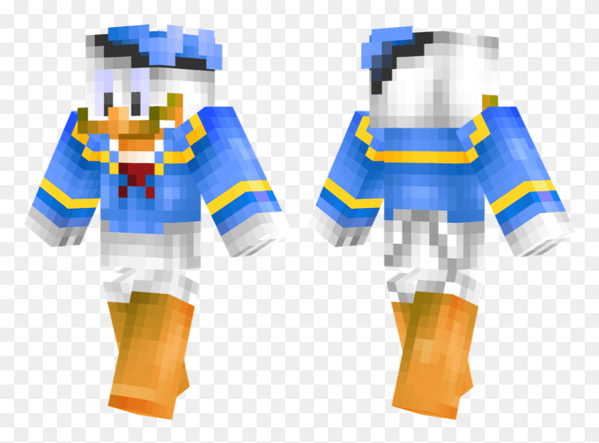 782x564 El Pato Donald Duck Skin De Minecraft Png / Pijama Hd Png