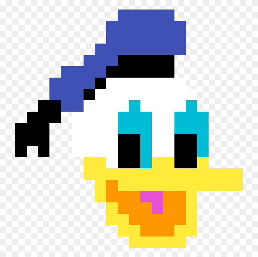 741x778 Donald Duck Fortnite Raven Pixel Art, First Aid, Graphics HD PNG Download