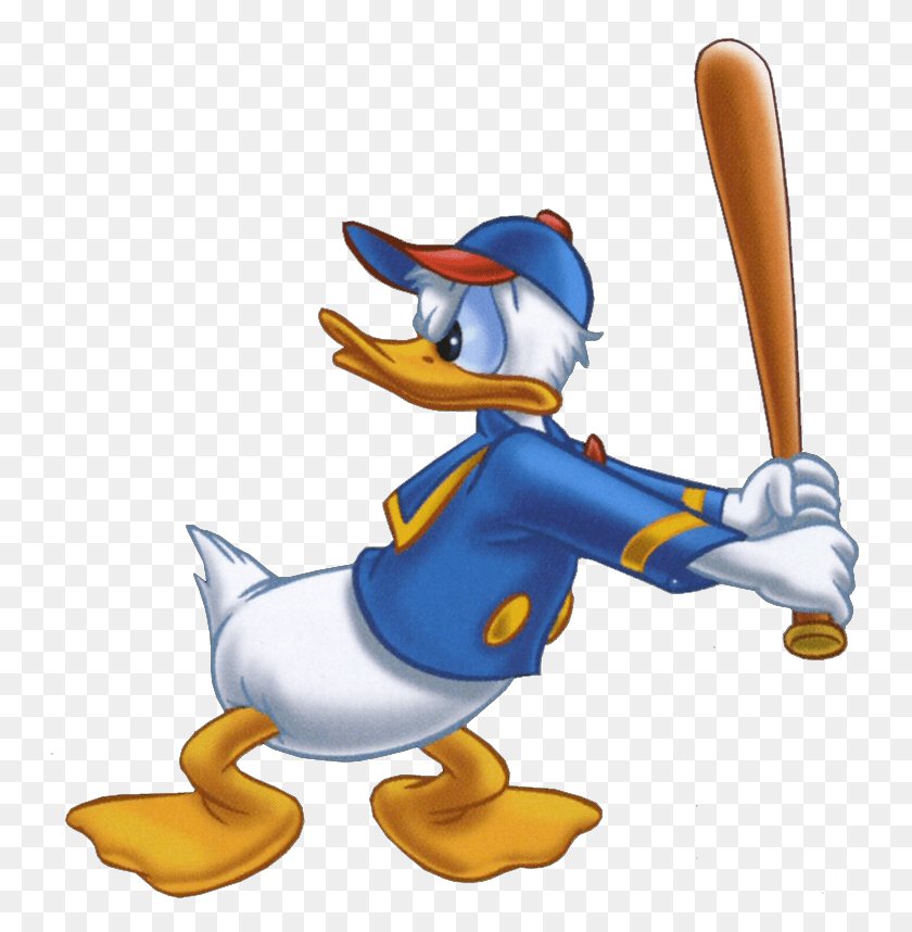 750x798 Donald Duck Playing Baseball, Toy, Team Sport, Sport HD PNG Download