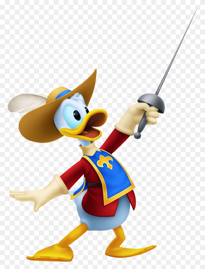 1344x1787 Donald Goofy Kingdom Hearts Musketeer, Toy, Person, Human HD PNG Download