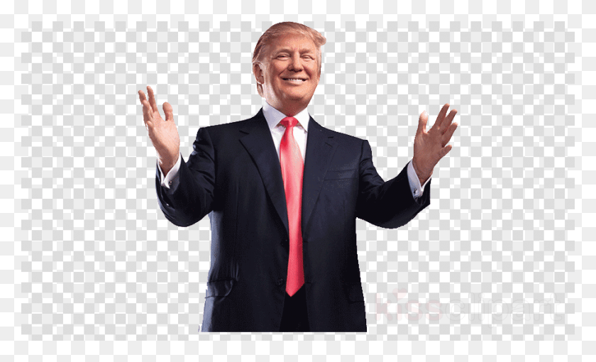900x520 Donald Trump Clipart Presidency Of Donald Trump Transparent Donald Trump, Tie, Accessories, Person HD PNG Download