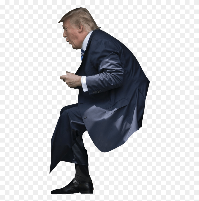 426x786 Donald Trump Driving Donald Trump Sitting Transparent, Clothing, Apparel, Suit HD PNG Download