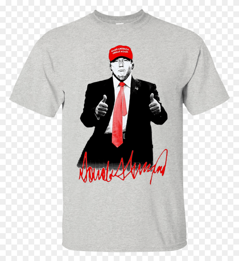 1039x1143 Donald Trump For President Signature Make America Great Donald Trump T Shirts Make America Great Again, Clothing, Apparel, Tie HD PNG Download