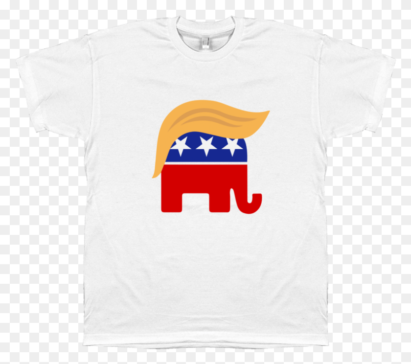 791x694 Donald Trump Cabello Para El Presidente Donald Trump, Ropa, Vestimenta, Camiseta Hd Png