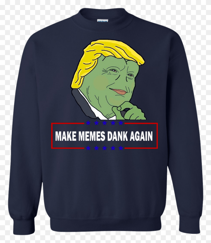 979x1144 Donald Trump Pepe Adidas Mickey Mouse Sweatshirt, Sleeve, Clothing, Apparel HD PNG Download