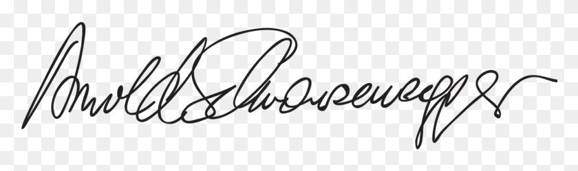 2001x486 Donald Trump Signature Arnold Schwarzenegger Signature, Text, Handwriting, Calligraphy HD PNG Download