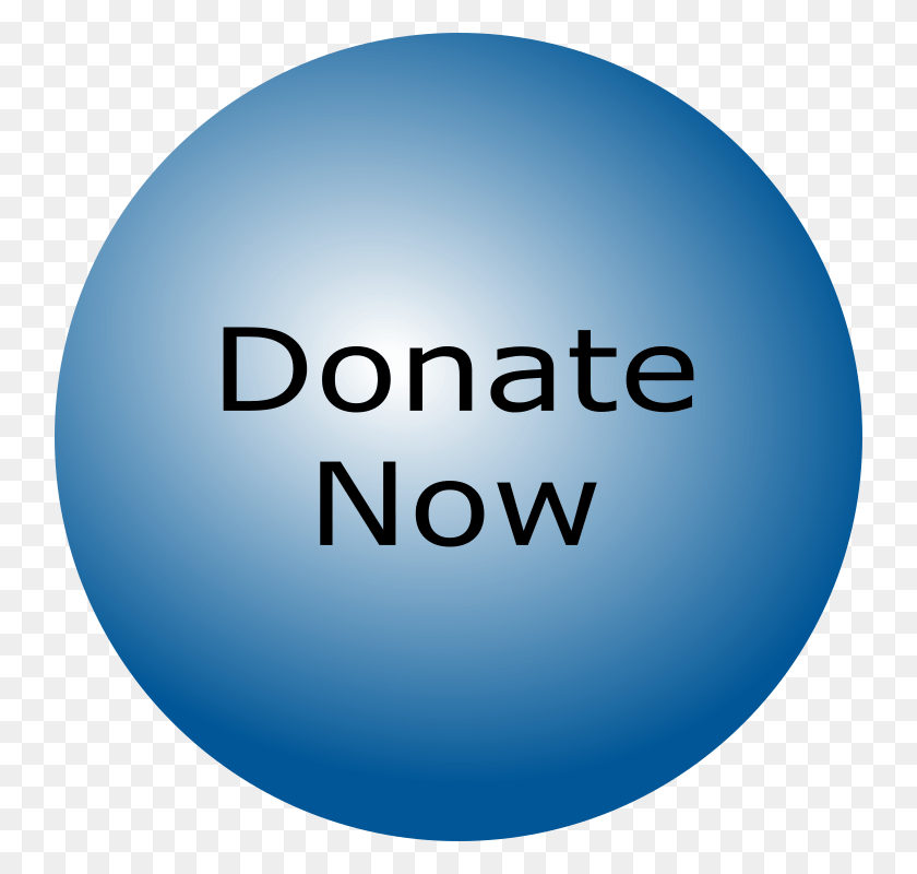 740x740 Donate Now Bubble Blue Circle, Sphere, Word, Balloon HD PNG Download