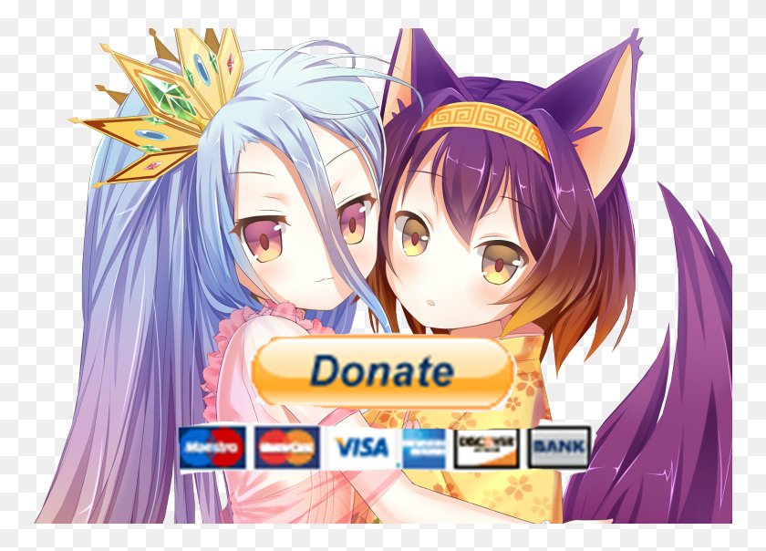 767x544 Descargar Png Donar A Paypal El Enlace Es Imagen Abajo Shiro No Game No Life Art, Manga, Comics, Libro Hd Png
