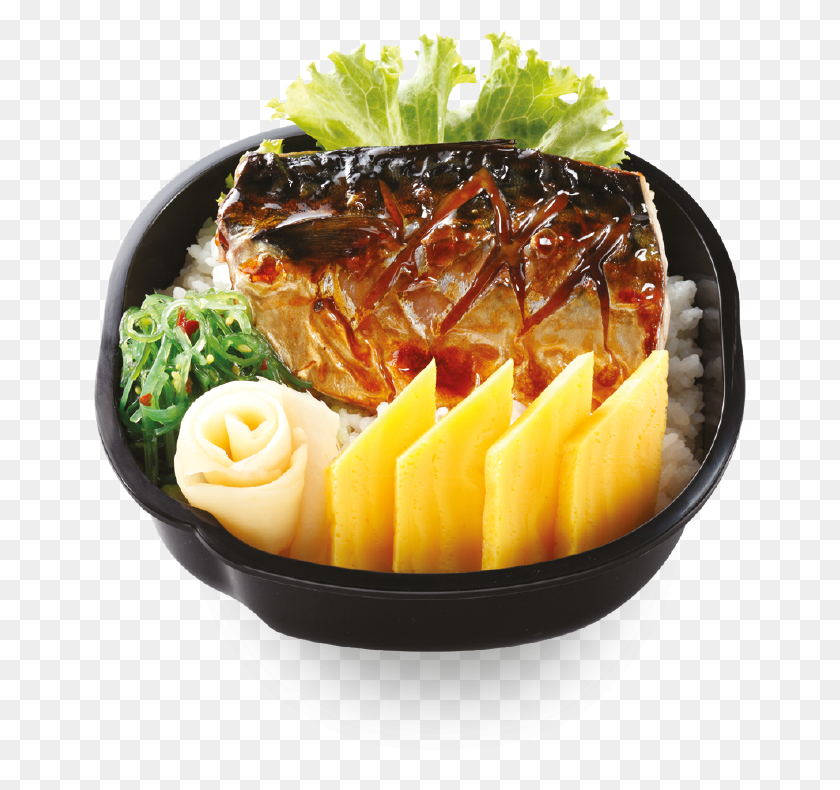 653x730 Donburi Saba Don Side Dish, Pork, Food HD PNG Download