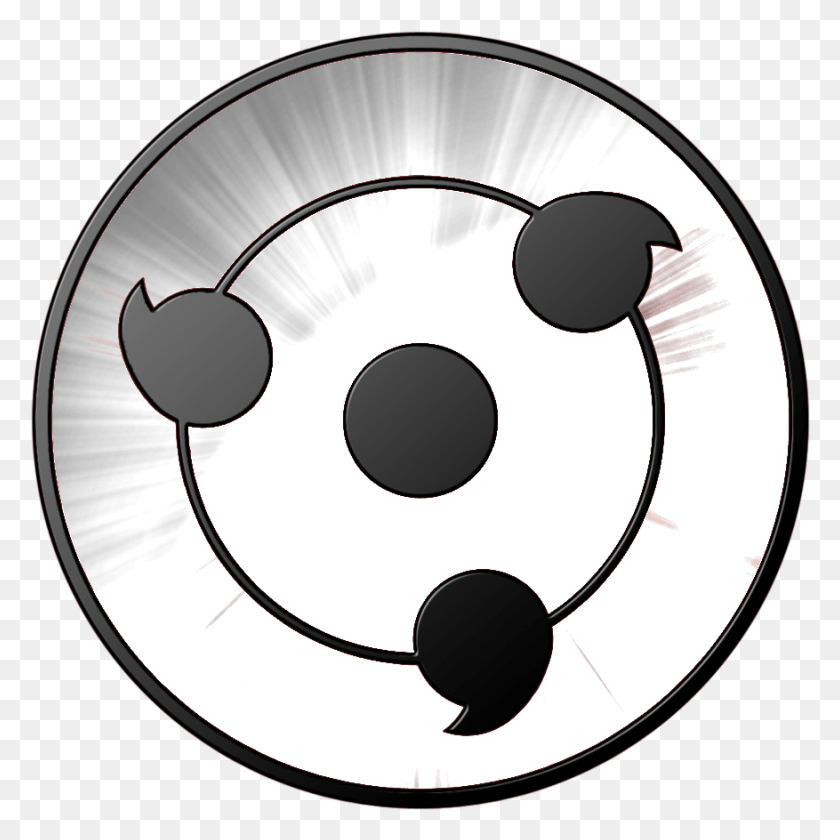 877x877 Done This With Pixlr Yea Photoshop Is Just Complexed White Sharingan, Musical Instrument, Drum, Percussion HD PNG Download