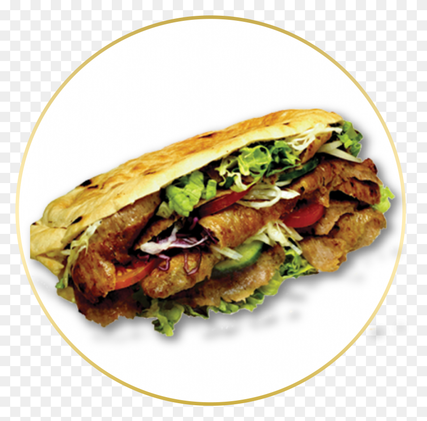 2351x2316 Doner Kebab Image With Transparent Doner Kebab In Pitta, Sandwich, Food, Burger HD PNG Download