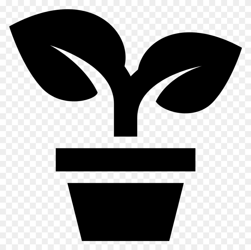 1335x1334 Doniczkowa Icon Pot Plant Symbol, Gray, World Of Warcraft HD PNG Download