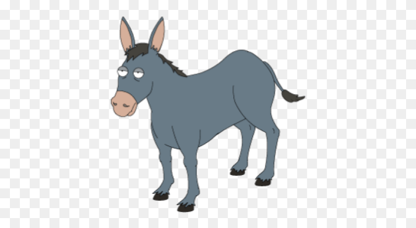 397x400 Donkey Clipart Family Family Guy Donkey, Mammal, Animal, Cat HD PNG Download