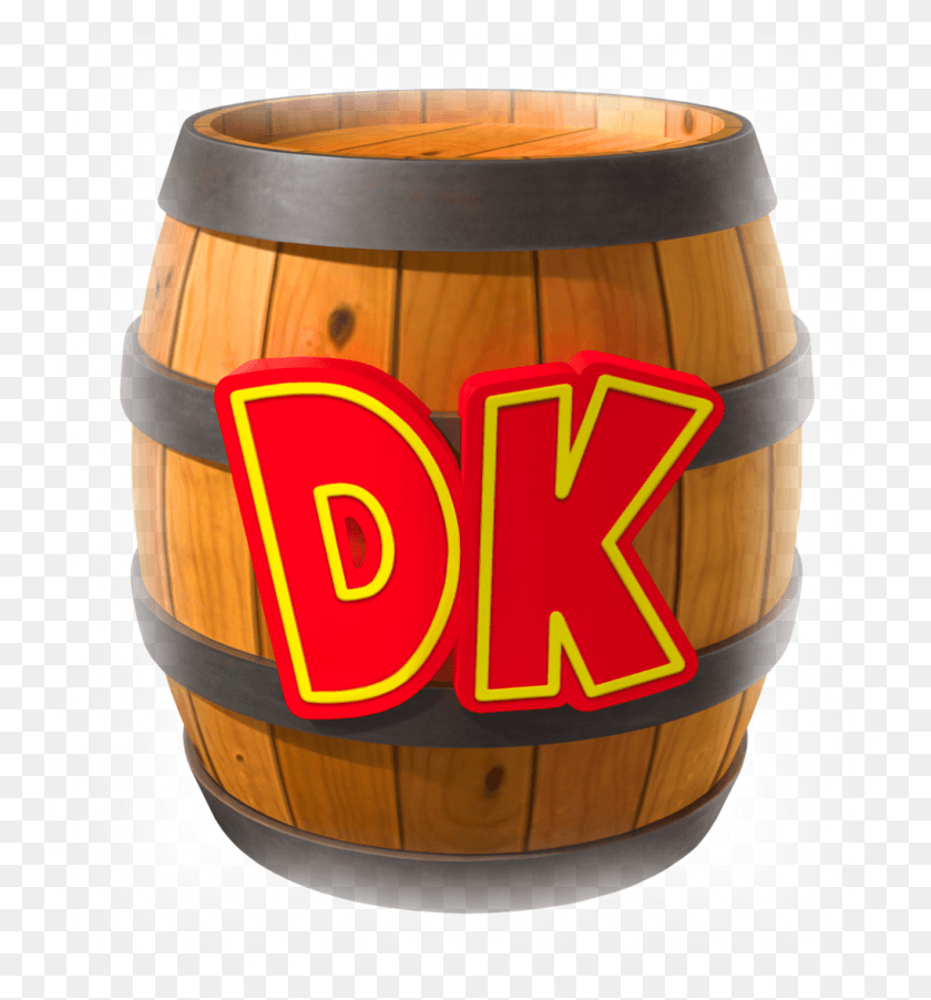 1019x1101 Donkey Kong Country Returns 3d, Barrel, Keg, Helmet HD PNG Download