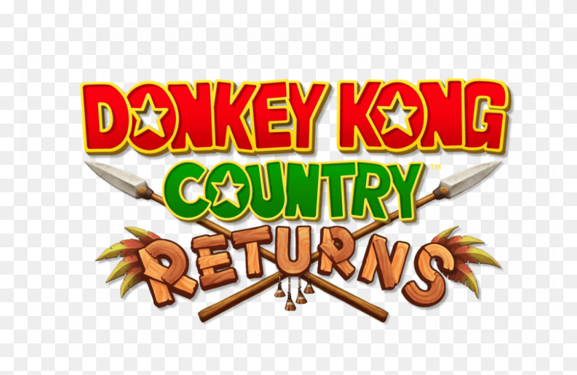 980x611 Descargar Png / Donkey Kong Country Returns Logo, Juego, Tragamonedas Hd Png