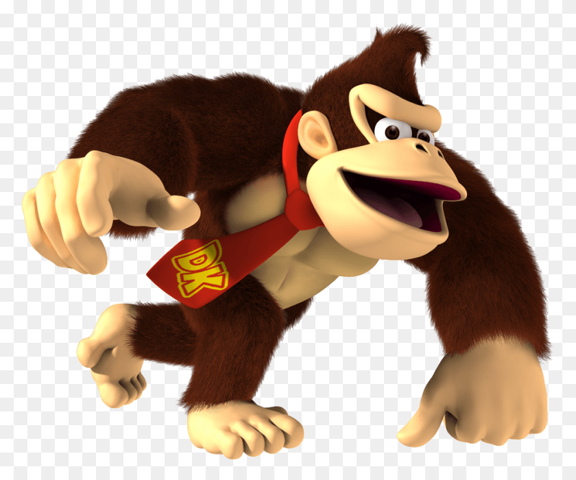 937x769 Donkey Kong Dk Mario Party, Toy, Plush, Figurine HD PNG Download