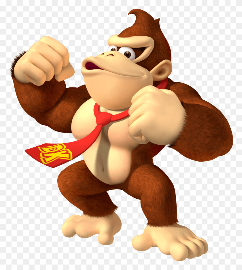 2255x2544 Donkey Kong Donkey Kong Mario Bros, Toy, Figurine, Hand HD PNG Download