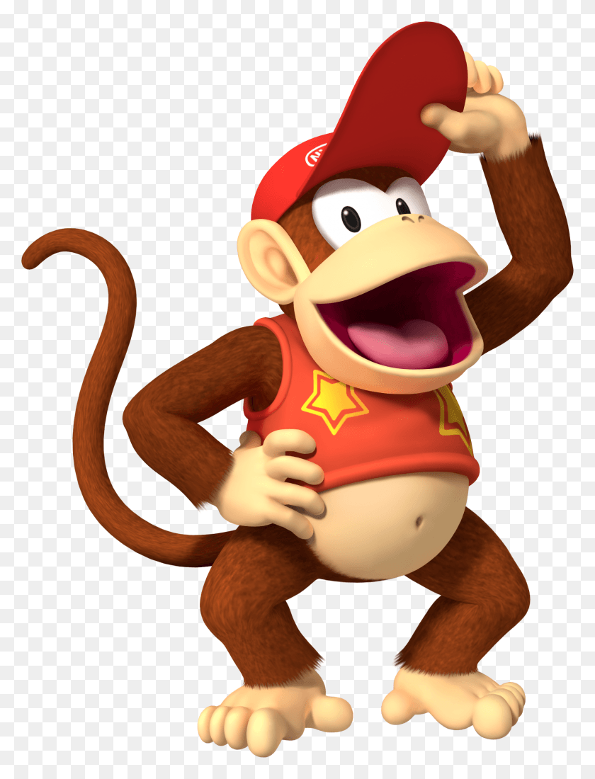 1721x2296 Donkey Kong Transparent Image Super Mario Diddy Kong, Toy, Animal, Elf HD PNG Download