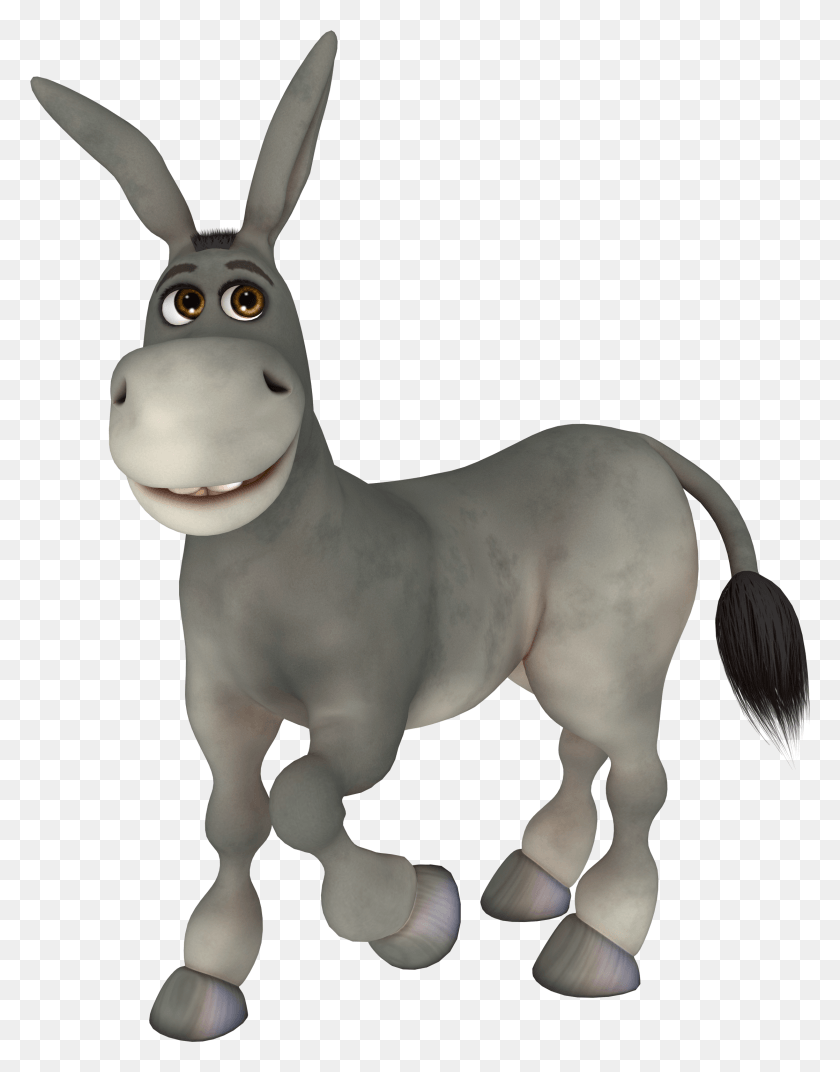 2235x2902 Donkey Pictures Cartoon, Toy, Mammal, Animal HD PNG Download
