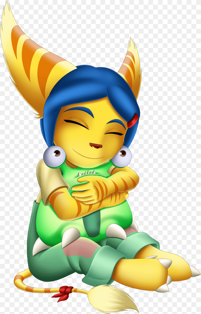 1298x2022 Donna And The Little Alien Ratchet And Clank Donna, Baby, Person, Art, Face PNG