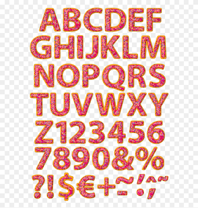 590x822 Donut Font Handmadefont Donut Letters Font, Text, Alphabet, Label HD PNG Download