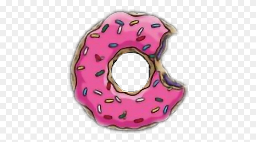 392x408 Donut Homer The Simpsons Thesimpsons Simpsons Movie, Pastry, Dessert, Food HD PNG Download