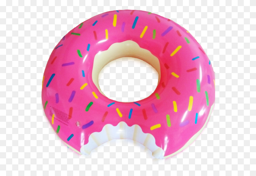 572x518 Donut Pool Float, Pastry, Dessert, Food HD PNG Download