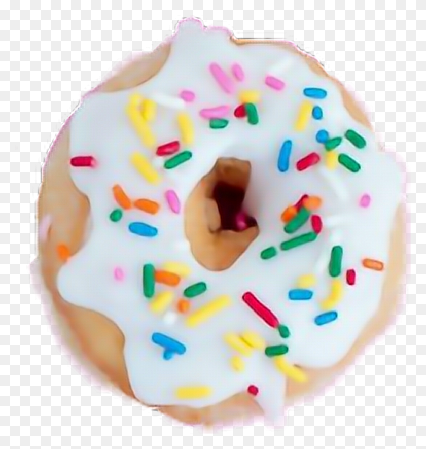 1024x1084 Descargar Png Donut Sticker Iphone Donut, Pastel De Cumpleaños, Pastel, Postre Hd Png