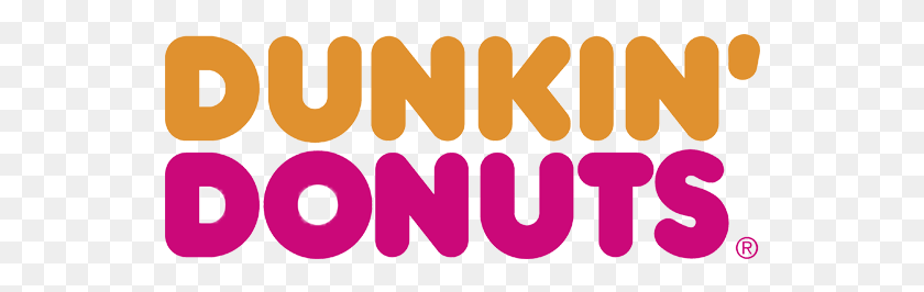 542x206 Доставка Пончиков Рядом С Вами Заказ Онлайн Почтальоны Dunkin Donuts, Этикетка, Текст, Логотип Hd Png Скачать