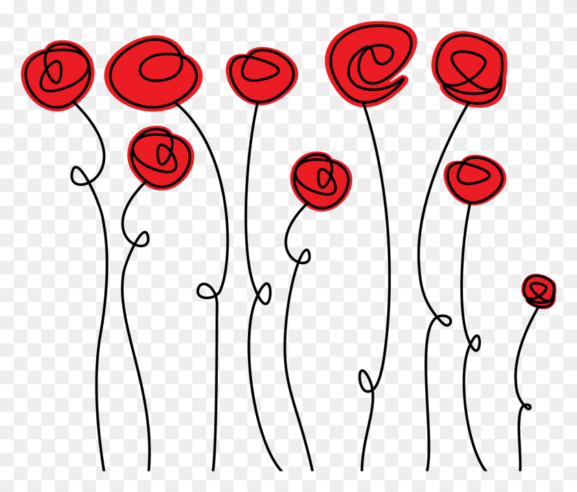 1565x1319 Дудл Роза Рисунок Сердце Любовь Изображение С Прозрачными Розами Каракули, Спираль, Текст, Катушка Png Скачать