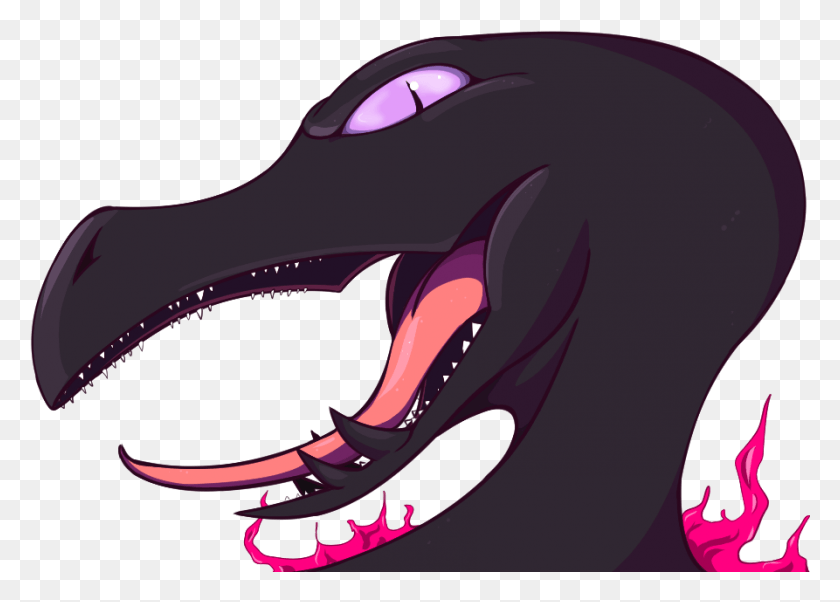 893x621 Doodled Salazzle At Work And It Turned Out Kinda Badass Cartoon, Teeth, Mouth, Lip HD PNG Download