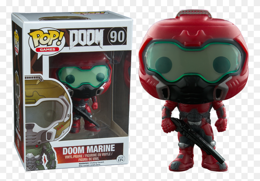 768x526 Doom Marine Elite Space Marine Pop Виниловая Фигура Doom Funko Pop, Игрушка, Шлем, Одежда Hd Png Скачать