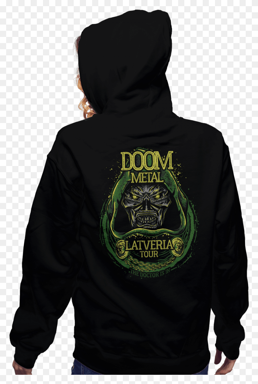 845x1289 Doom Metal Hoodie, Clothing, Apparel, Sweatshirt Descargar Hd Png