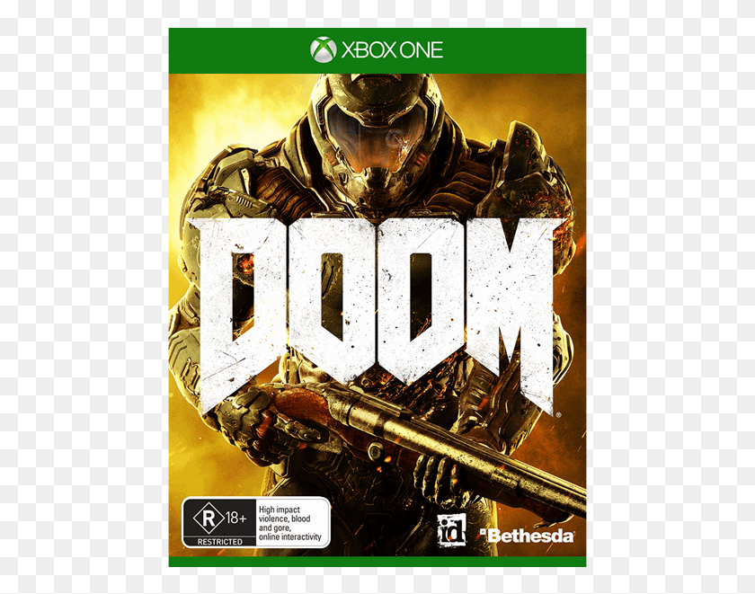 467x601 Doom Para Xbox One, Человек, Человек, Quake Hd Png Скачать
